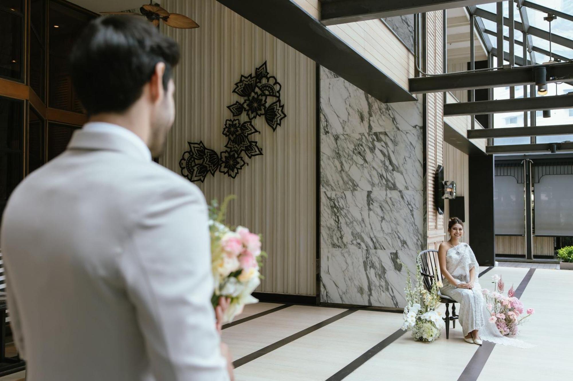 Bangkok Marriott Marquis Queens Park Exterior photo Wedding at the hotel